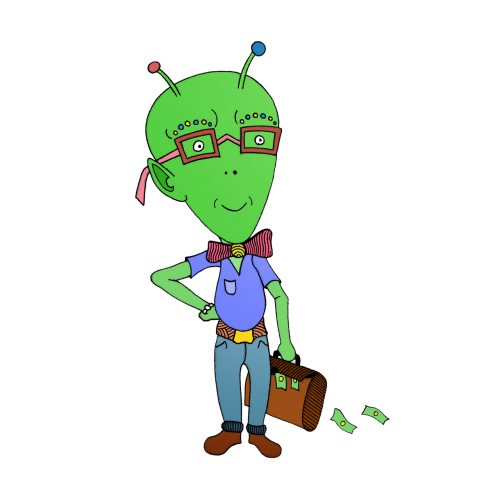 alien character man
