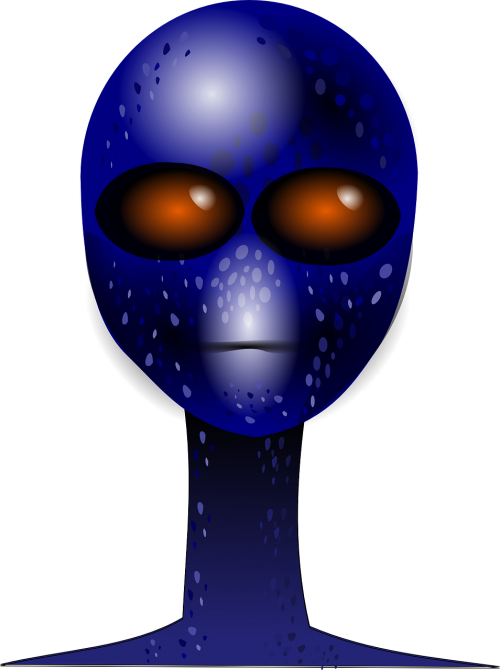 alien face ufo