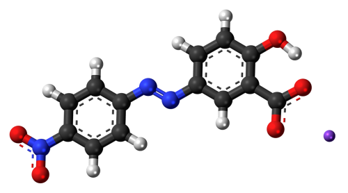 alizarine yellow azo dye molecule