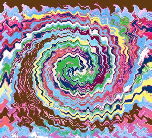 All Twisted Pattern Party Art