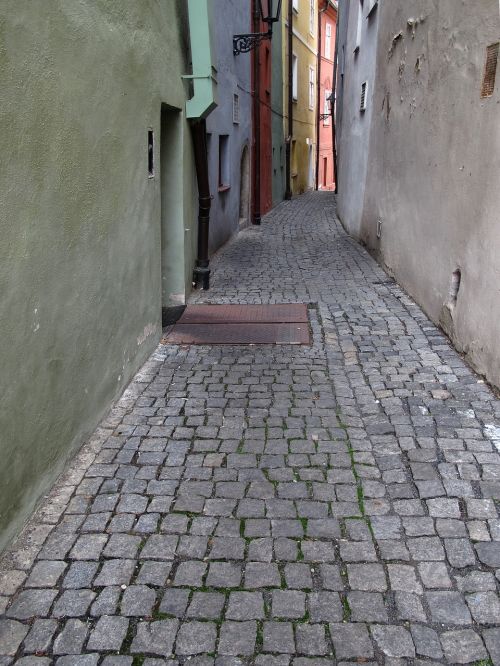 alley narrow lane old town