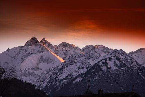 allgäu alpine mountains