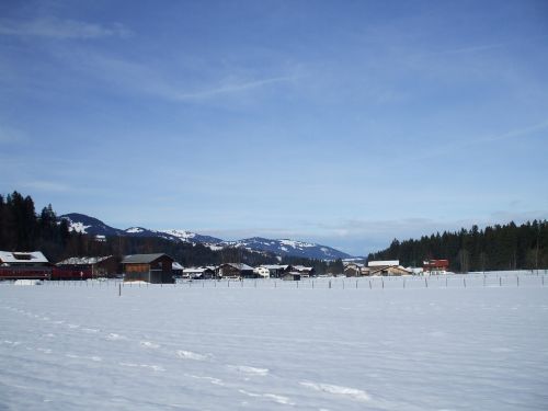 allgäu snow winter