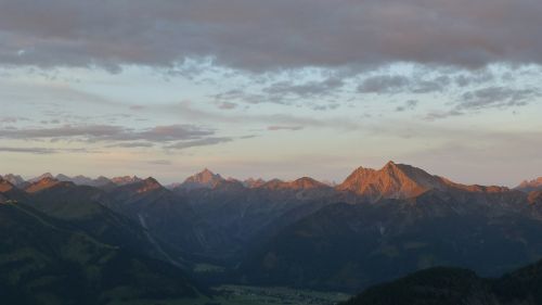 allgäu sunrise mountains