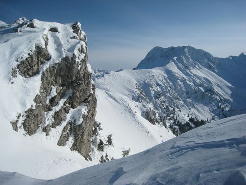 allgäu winter backcountry skiiing