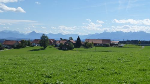 allgäu mountains village