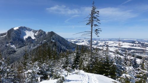 allgäu winter snow