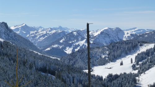 allgäu winter mountains