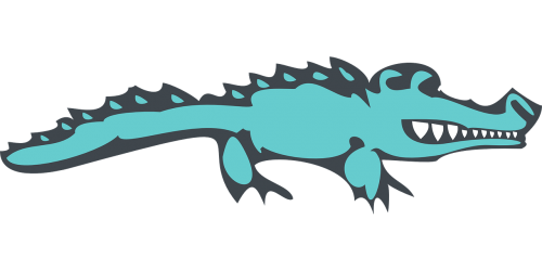 alligator blue scales