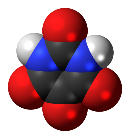 alloxan molecule model