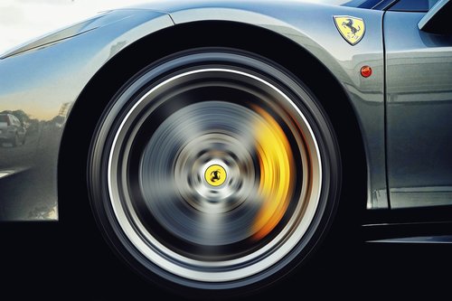 alloy wheel  ferrari  automotive