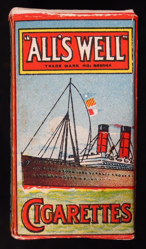 alls well cigarettes pack