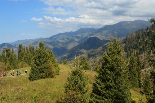 almaty nature mountain