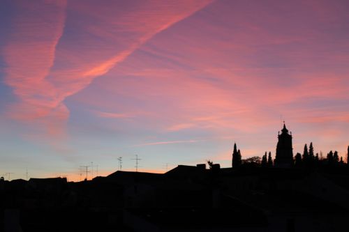 almeida portugal sunset