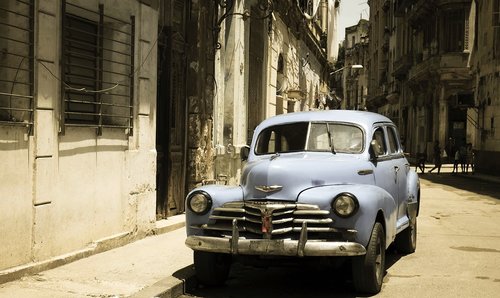 almendrón  cuba  car