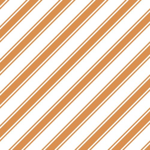 Almond &amp; White Diagonal Stripes
