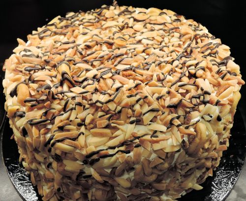 almond buttercream layer cake cake baked