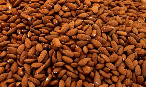 almonds cores nuts