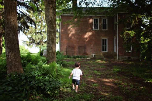 alone architecture boy