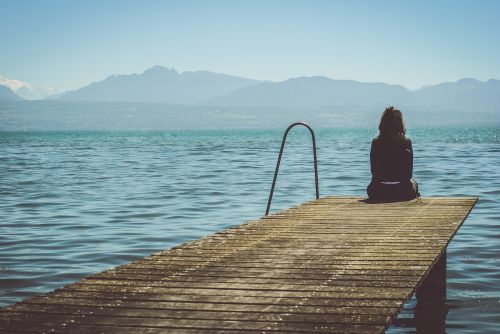 alone beautiful dock