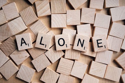 alone lonely word