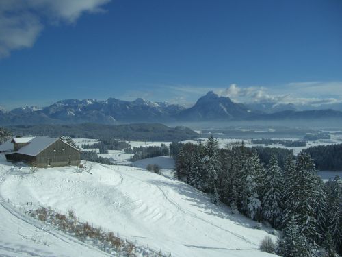 alpe beichelstein mountain panorama säuling