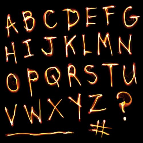 alphabet text type