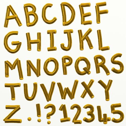 alphabet text type
