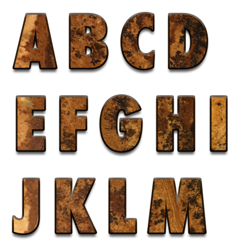 alphabet letters english