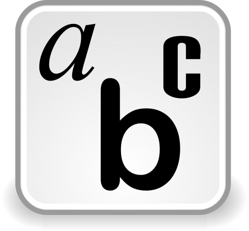 alphabet abc characters