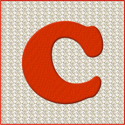 Christmas Alphabet # 1 - C