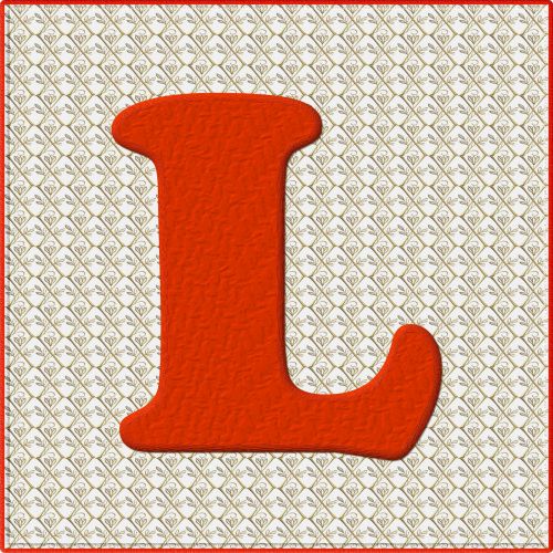 Christmas Alphabet # 1 - L