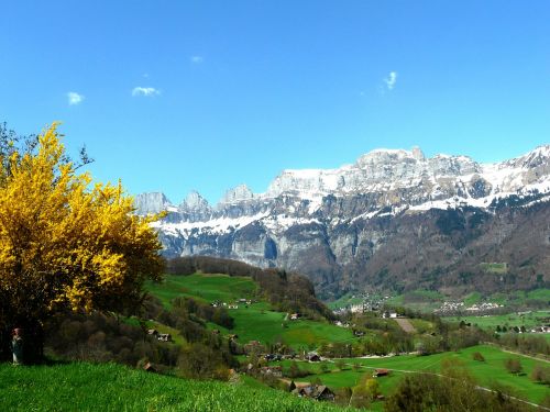 alpine mountains glacier