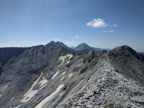 alpine mountains rocks