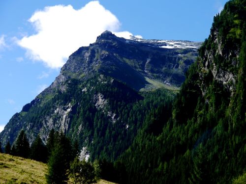 alpine felber pass mountains