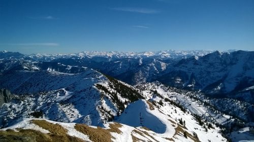 alpine winter mountains