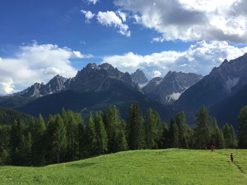 alpine mountains landscape