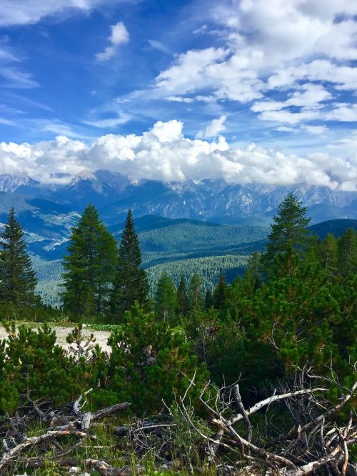 alpine mountains landscape