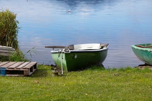 alpine lake summer