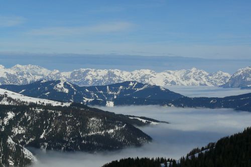 alpine mountains snow