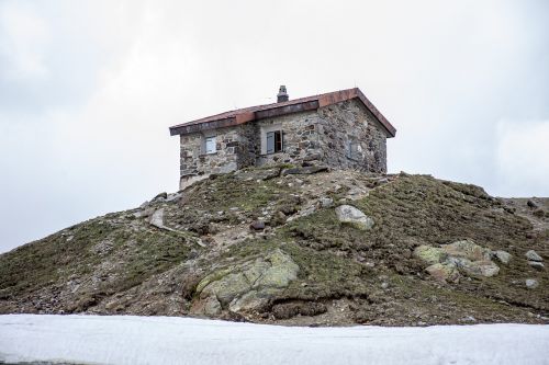 alpine hut mountain hut