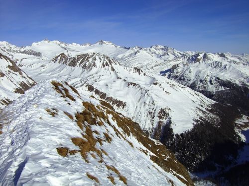 alpine mountains landscape