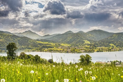 alpine  mountains  landscape