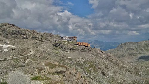 alpine  mountains  rock