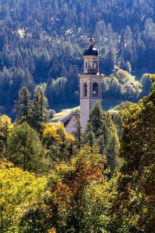 alpine  church  mountains