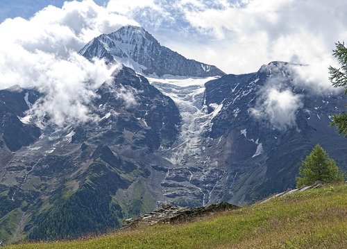 alpine  mountain  snowcap