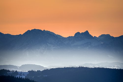 alpine  mountains  panorama