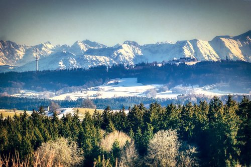 alpine  panorama  mountains