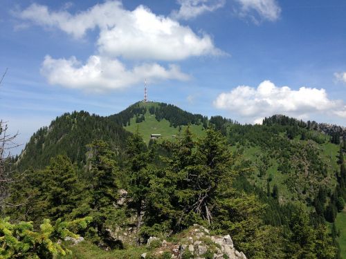 alpine mountain greened