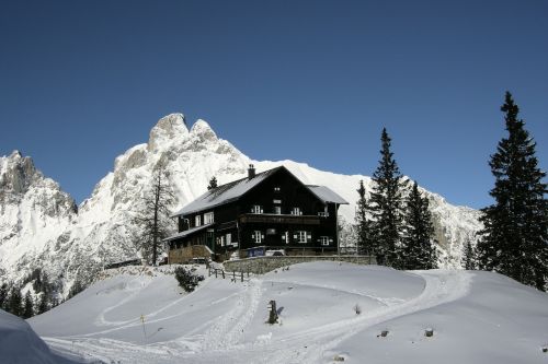 alpine mountains refuge